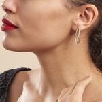 Cr&eacute;oles Domitilla Or Jaune Strass - Boucles d'oreilles cr&eacute;oles Femme | Histoire d&rsquo;Or