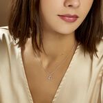 Collier Lorena Argent Blanc Oxyde De Zirconium - Colliers fantaisie Femme | Histoire d&rsquo;Or