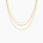 Collier Amala Acier Jaune Verre - Colliers fantaisie Femme | Histoire d&rsquo;Or