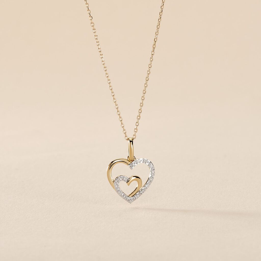 Collier Or Jaune Sigolaine Diamants - F&ecirc;te des m&egrave;res Femme | Histoire d&rsquo;Or