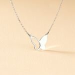 Collier Maria Argent Blanc - Colliers fantaisie Femme | Histoire d&rsquo;Or