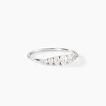 Bague Magma Argent Blanc Oxyde De Zirconium - Bagues avec pierre Femme | Histoire d&rsquo;Or