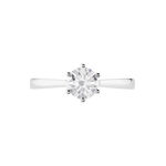 Bague Solitaire Athena Or Blanc Diamant - Bagues solitaires Femme | Histoire d&rsquo;Or