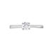 Bague Aphrodite Ld Platine Blanc Diamant Synthétique - Bagues solitaires Femme | Histoire d’Or