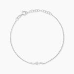 Bracelet Eclat d'Aurore Argent Blanc Oxyde De Zirconium - Bracelets Femme | Histoire d&rsquo;Or