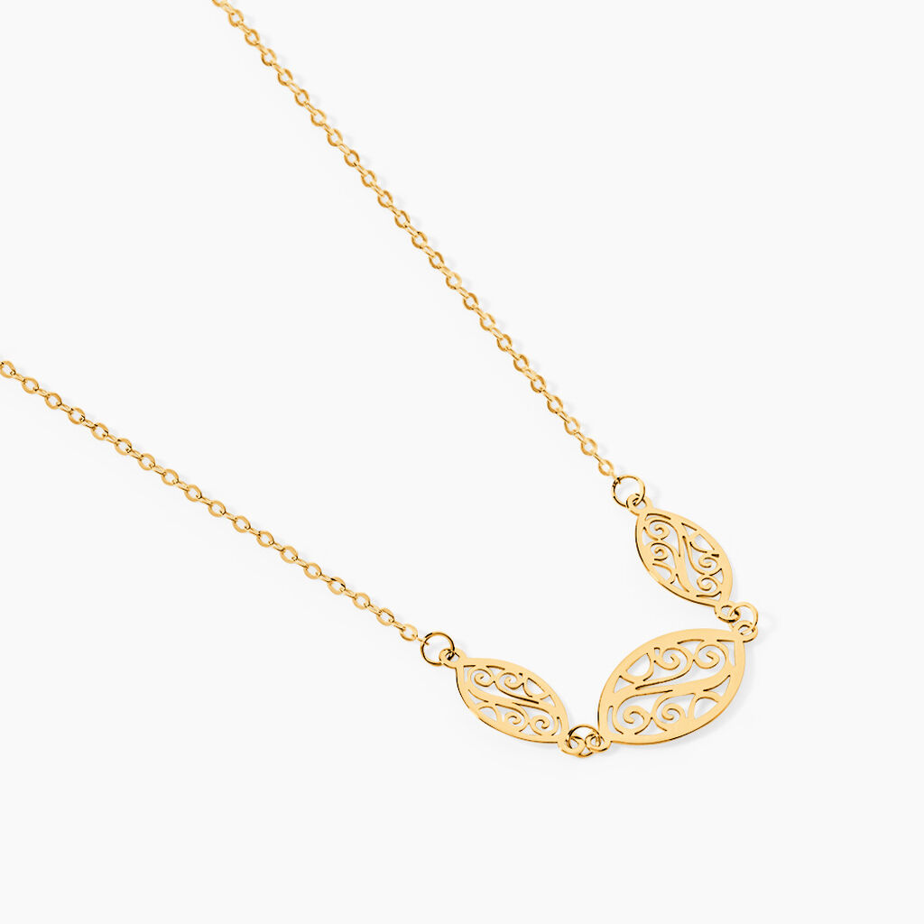 Collier Artemisia Or Jaune - Bijoux sans pierre Femme | Histoire d&rsquo;Or