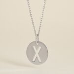 Pendentif Elio X Argent Blanc - Pendentifs Famille | Histoire d&rsquo;Or