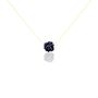 Collier Flocon Or Jaune Perles De Culture
