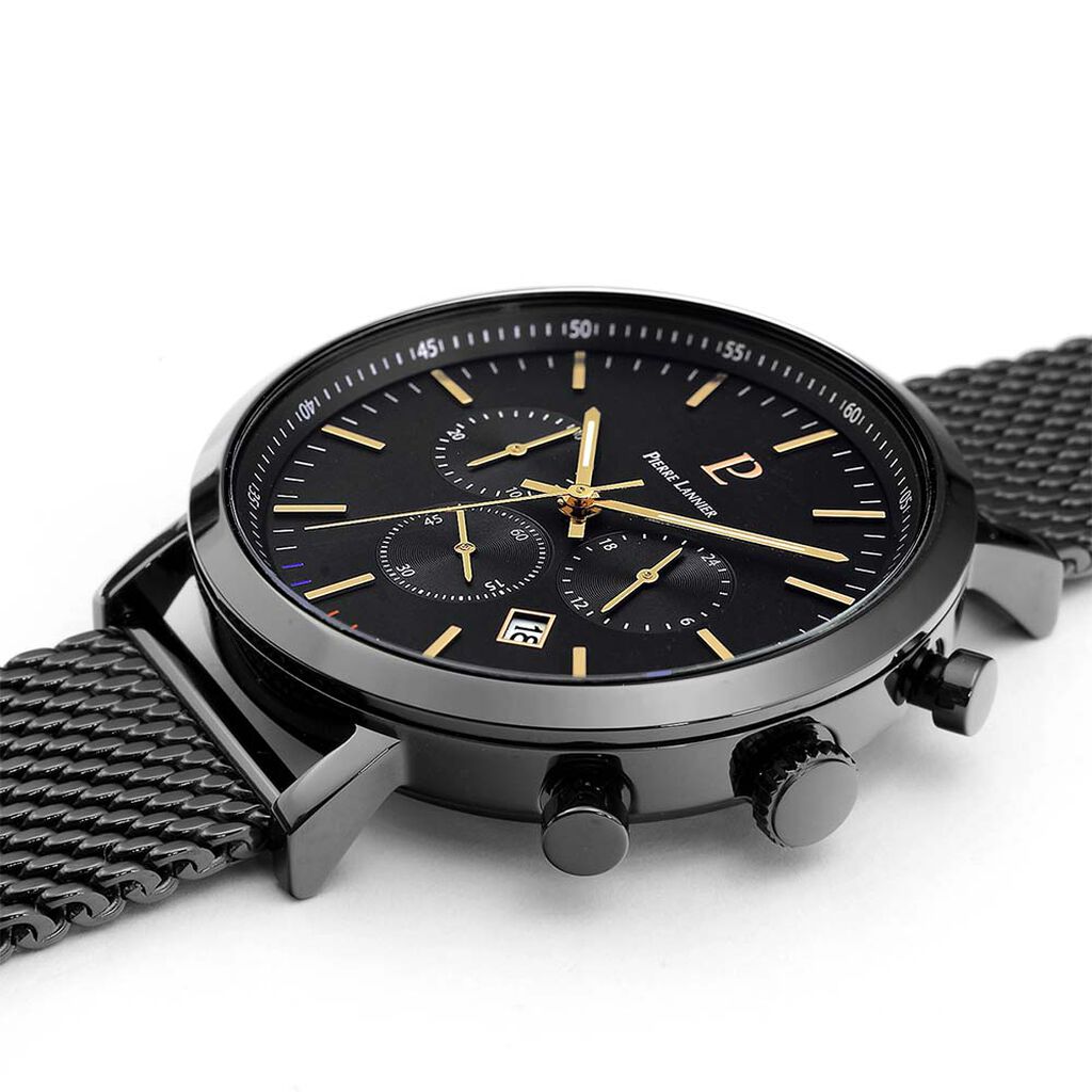Montre Pierre Lannier Baron Noir - Montres Homme | Histoire d’Or