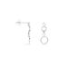 Boucles D'oreilles Puces Wynona Or Blanc Oxyde - Boucles d'oreilles pendantes Femme | Histoire d’Or