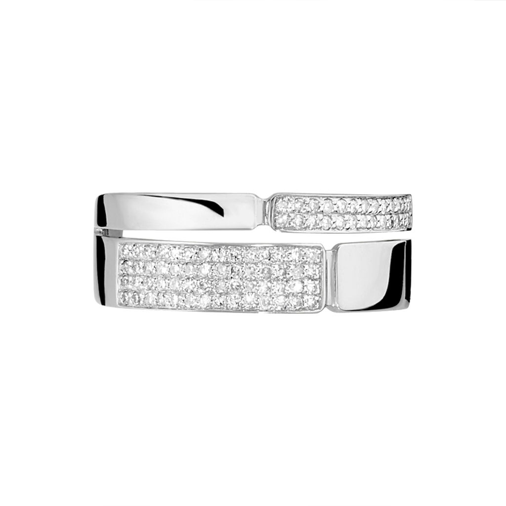 Bague Sophia Or Blanc Diamant - Bagues avec pierre Femme | Histoire d’Or