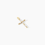 Pendentif Nioclas Argent Dor&eacute; A L'Or 750/1000 Oxyde De Zirconium - Pendentifs Communion Femme | Histoire d&rsquo;Or
