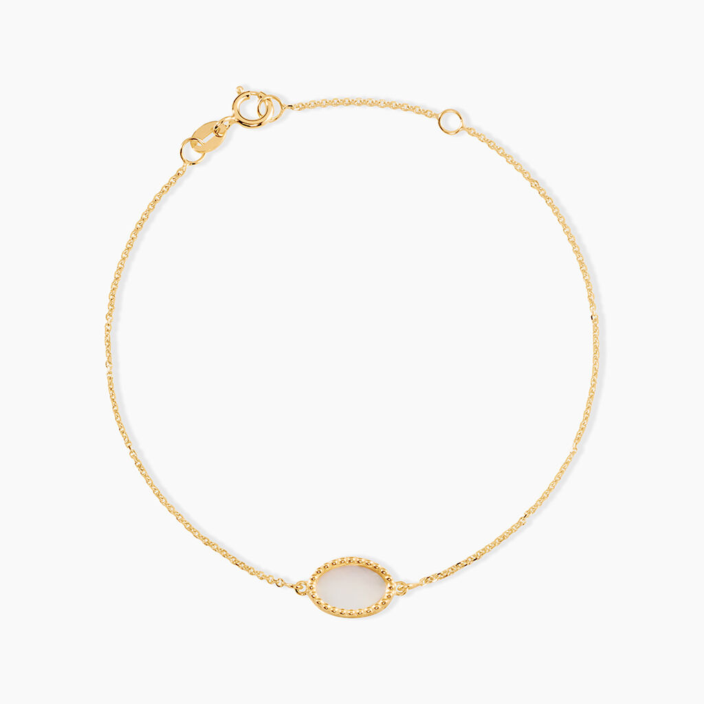 Bracelet Lucky Gems Or Jaune Nacre - Bracelets Femme | Histoire d&rsquo;Or