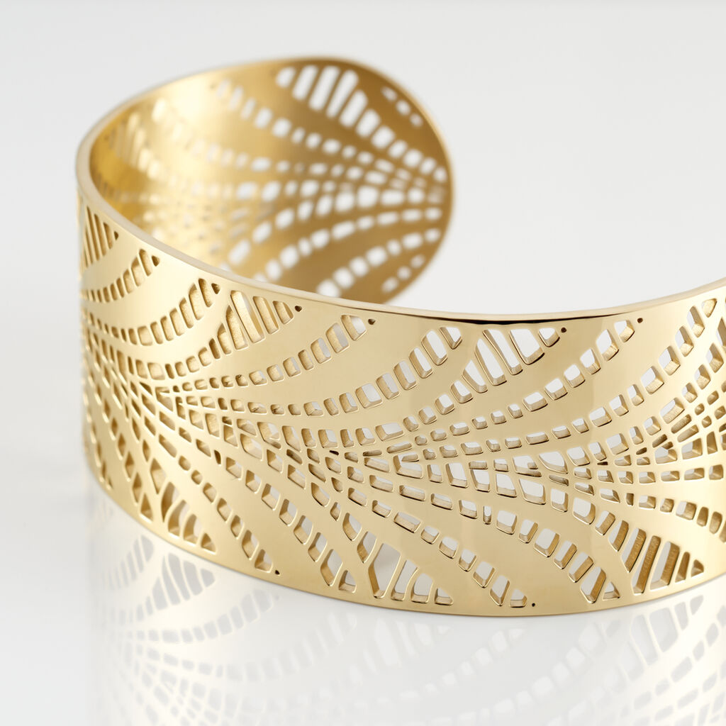 Bracelet Jonc Wilson Acier Dore - Bracelets Femme | Histoire d’Or