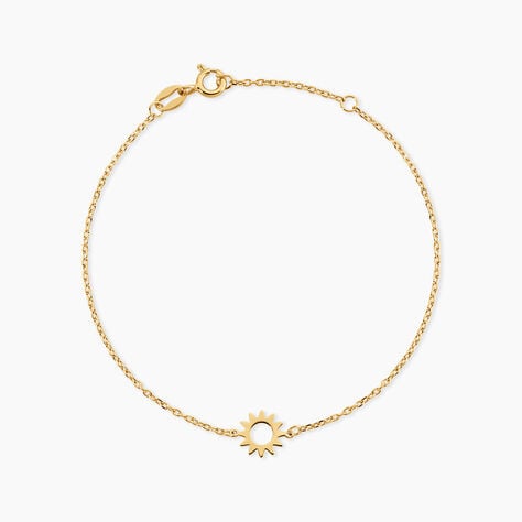 Bracelet Sunlight Argent Dor&eacute; A L'Or 750/1000 - Bijoux sans pierre Femme | Histoire d&rsquo;Or