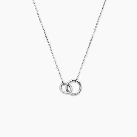 Collier Fino Acier Blanc - Bijoux sans pierre Femme | Histoire d&rsquo;Or