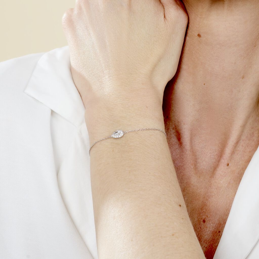 Bracelet Argent Tania Oxydes De Zirconium - Bracelets Femme | Histoire d’Or