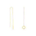 Boucles D'oreilles Pendantes Albya Or Jaune - Boucles d'oreilles pendantes Femme | Histoire d&rsquo;Or