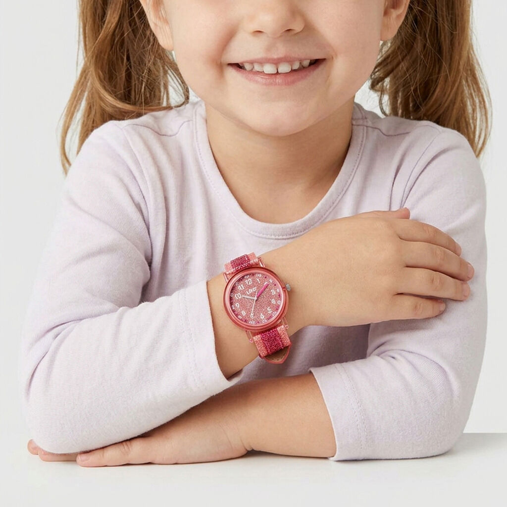 Montre Upp Tikky Rosie Rose - Id&eacute;es cadeaux Enfant | Histoire d&rsquo;Or