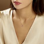 Collier Romance Or Blanc Oxyde De Zirconium - Colliers Femme | Histoire d&rsquo;Or