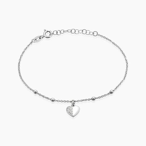 Bracelet Ishane Argent Blanc Oxyde De Zirconium - Bracelets Femme | Histoire d&rsquo;Or