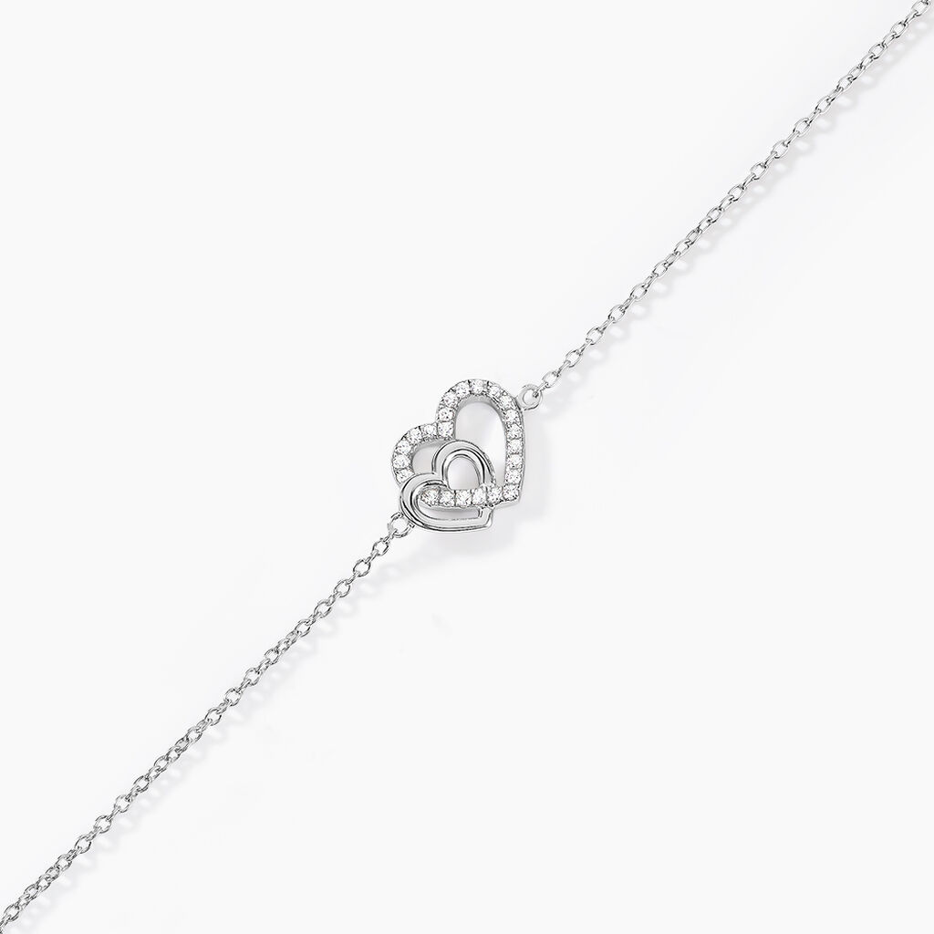 Bracelet Donatiane Argent Blanc Oxyde De Zirconium - Bracelets Femme | Histoire d’Or