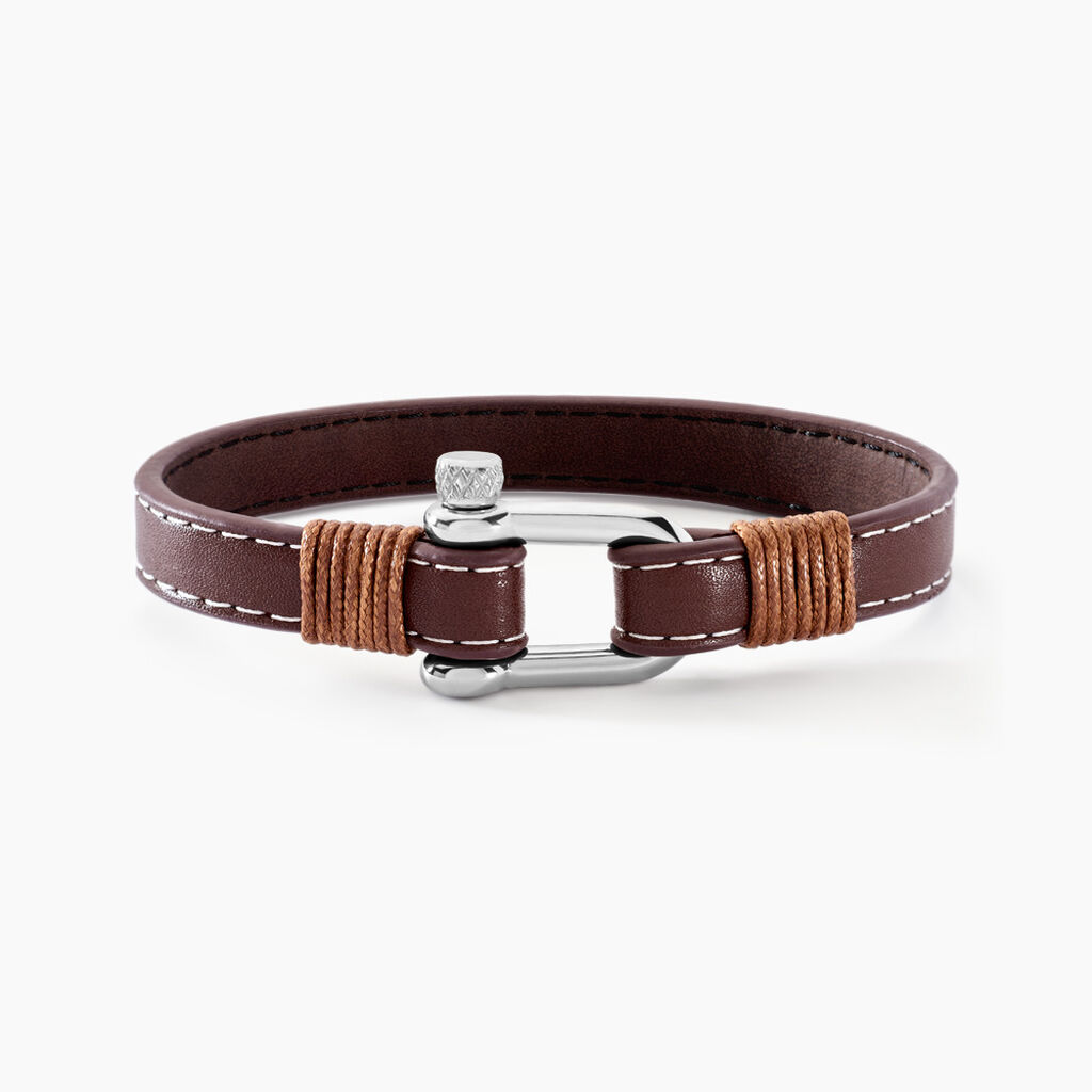Bracelet Amarelo Acier Blanc - Bracelets Homme | Histoire d’Or