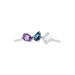 Bague Raika Or Blanc Amethyste Et Topaze - Bagues avec pierre Femme | Histoire d’Or