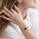 Bracelet Ashoka Argent Rose C&eacute;ramique - Bracelets Femme | Histoire d&rsquo;Or