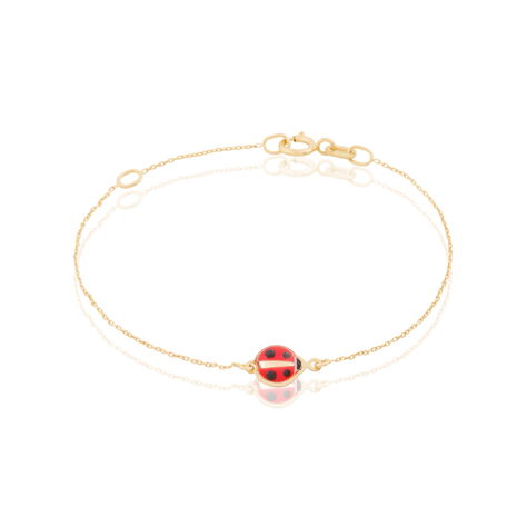 Bracelet Helidie Coccinelle Or Jaune - Bracelets Enfant | Histoire d’Or