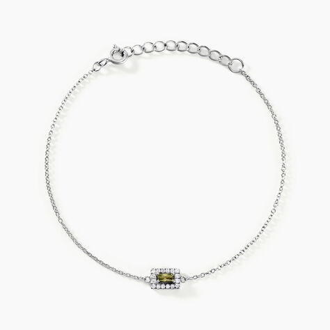 Bracelet Laurine Argent Blanc Oxyde De Zirconium - Bracelets Femme | Histoire d’Or