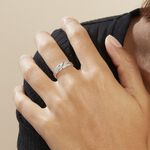 Bague Rosaleen Blanc Diamant Blanc Diamant - Bagues avec pierre Femme | Histoire d&rsquo;Or