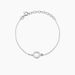 Bracelet Elenza Argent Blanc