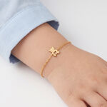 Bracelet Carmin Ourson Or Jaune - Bijoux sans pierre Enfant | Histoire d&rsquo;Or