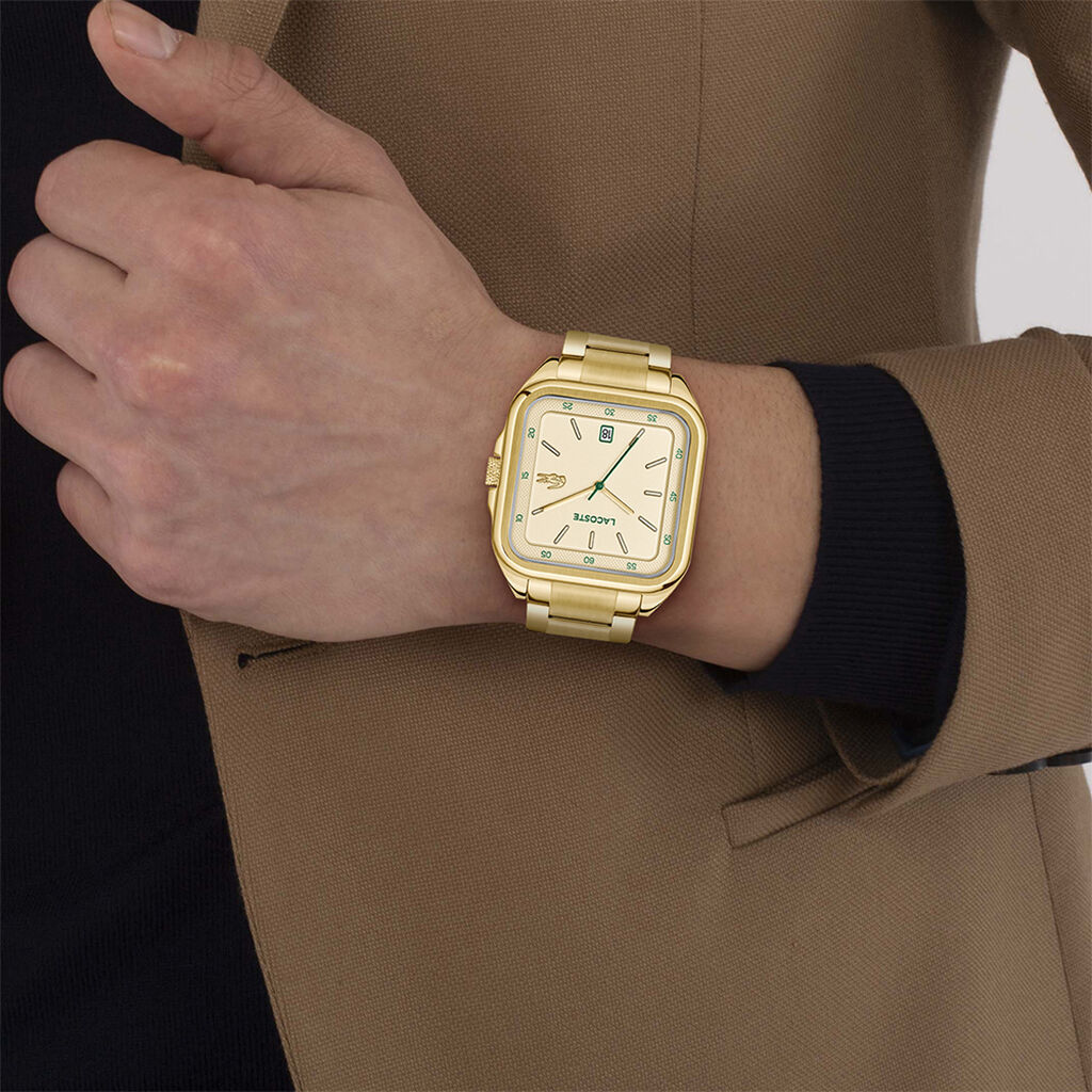 Montre Lacoste .12.12 Up Doré - Montres Homme | Histoire d’Or