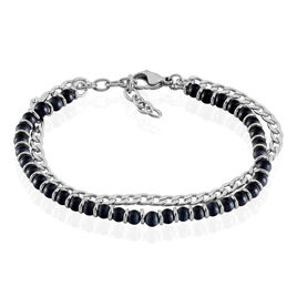 Bracelet Magalos Acier Blanc Onyx - Bracelets fantaisie Homme | Histoire d’Or