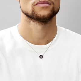 Collier Keenan Argent Blanc - Colliers fantaisie Homme | Histoire d’Or