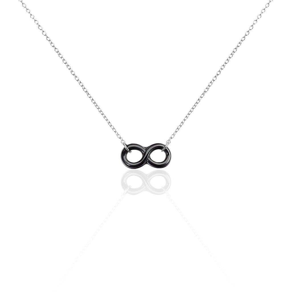 Collier Alicia Argent Blanc Céramique