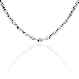 Collier Leandreae Or Acier Bicolore - Colliers Homme | Histoire d’Or
