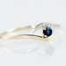 Bague Or Jaune Karmele Saphir - Bagues solitaires Femme | Histoire d’Or