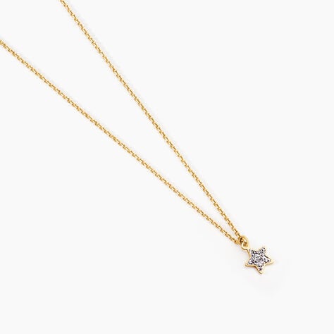 Collier Chirine Etoile Or Jaune - Colliers Enfant | Histoire d’Or
