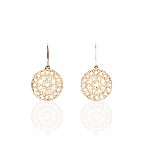 Boucles D'oreilles Pendantes Celso Plaqué Or Jaune - Boucles d'oreilles fantaisie Femme | Histoire d’Or