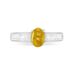 Bague Crista Or Blanc Citrine Et Diamant