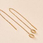 Boucles D'oreilles Pendantes Albya Or Jaune - Boucles d'oreilles pendantes Femme | Histoire d&rsquo;Or