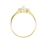 Bague Or Jaune Vladimira Oxyde De Zirconium - Bagues solitaires Femme | Histoire d&rsquo;Or