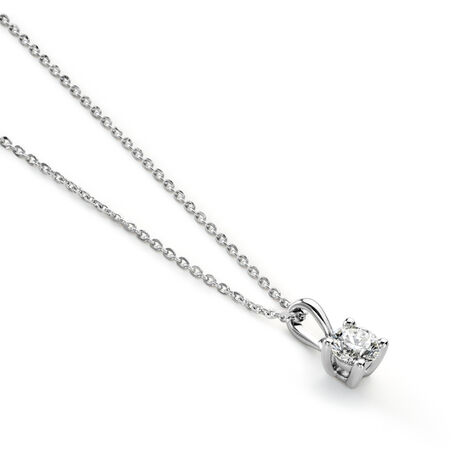 Collier One Platine Blanc Diamant - Colliers Femme | Histoire d&rsquo;Or