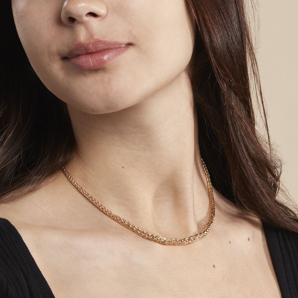 Collier Jany Danilo Maille Palmier Or Jaune - Chaines Femme | Histoire d’Or
