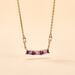 Collier Purple Mood Argent Rose Oxyde De Zirconium - Colliers fantaisie Femme | Histoire d’Or