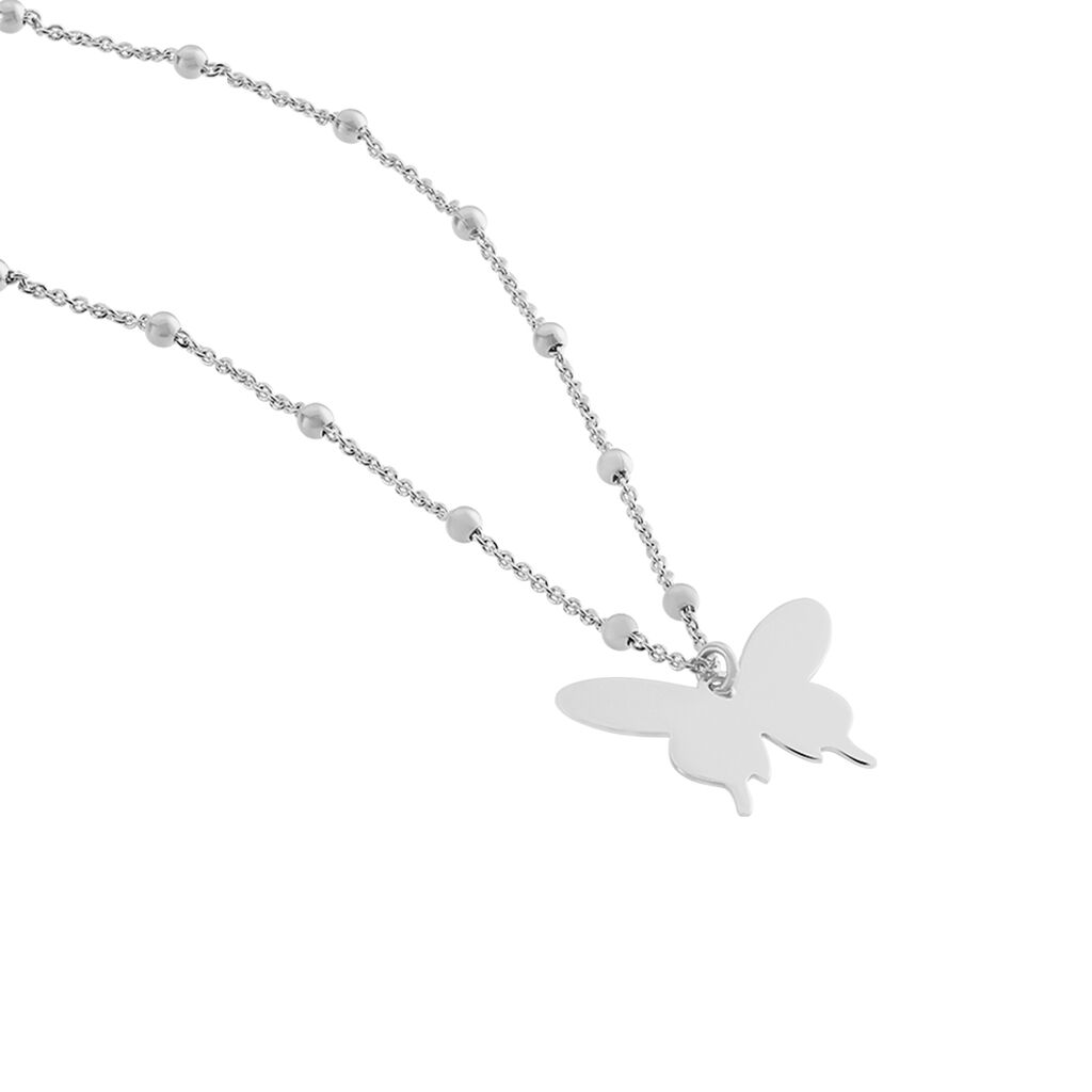 Collier Argent Lauree - Colliers fantaisie Femme | Histoire d&rsquo;Or
