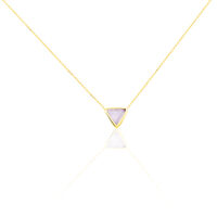 Collier Juliete Or Jaune Amethyste